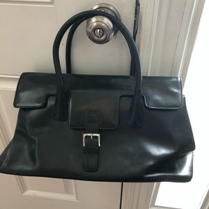 Black Leather Purse